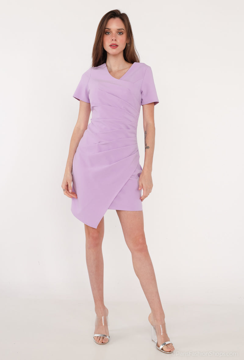 1817- Robe courte Lilas